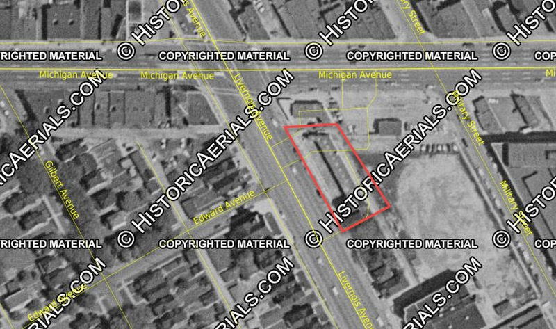 Eldorado Motel - 1957 Aerial (newer photo)